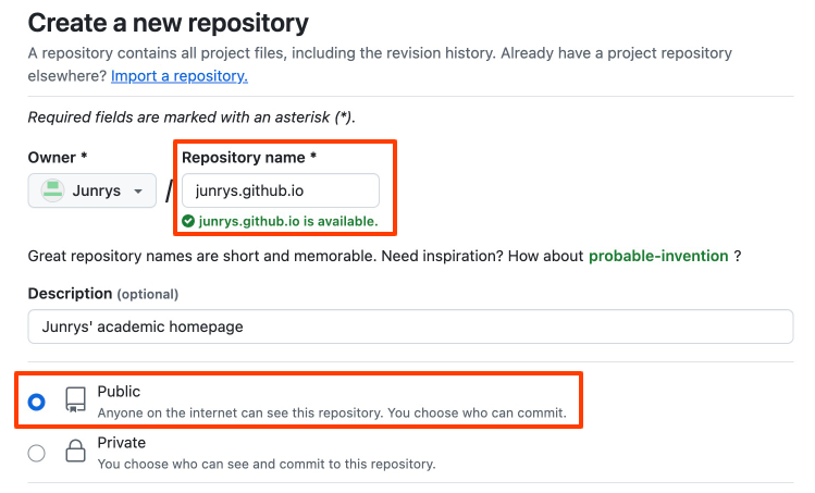 GitHub Pages repo